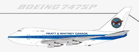 XX20286 JC WINGS Pratt & Whitney Canada B747SP C-GTFF 1:200 スタンド付き 完売しました。 JC WING 1:200 Pratt & Whitney Canada / プラット・アンド・ホイットニー・カナダ 747SP 亜鉛ダイキャスト製