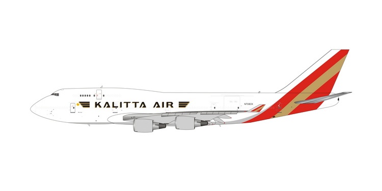 04518 Phoenix Kalitta Air / カリッタ航空 B747-400 N708CK 1:400 お取り寄せ Phoenix 1:400 Kalitta Air / カリッタ航空 747-400 亜鉛ダイキャスト製