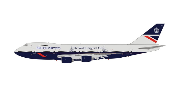 04520 Phoenix British Airways / 英国航空 ブリティッシュ・エアウェイズ The World’s Biggest offer B747-200 G-BDXO 1:400 完売しました。