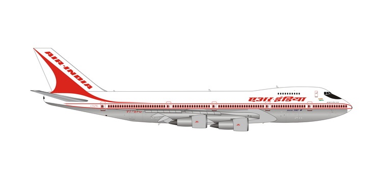 11794 Phoenix Air India / エア インディア Polish B747-200 VT-EFU 1:400