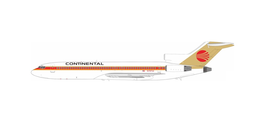 IF722CO0223A IN Flight200 Continental Airlines / コンチネンタル航空 B727-200 N79754 スタンド付き 1:200 完売しました。 IN Flight200 1:200 Continental Airlines / コンチネンタル航空 727-200 亜鉛ダイキャスト製