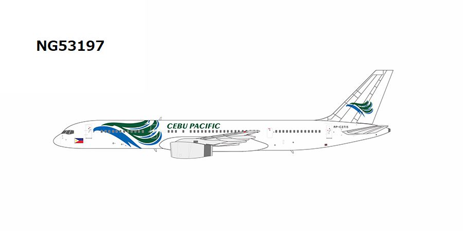 NG53197 NG MODELS Cebu Pacific Air B757-200 RP-C2715 1:400 完売しました。 NG MODELS 1:400 Cebu Pacific / セブパシフィック航空 757-200 亜鉛ダイキャスト製
