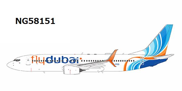 NG58151 NG MODELS Flydubai / フライドバイ B737-800/w A6-FEQ 1:400 完売しました。