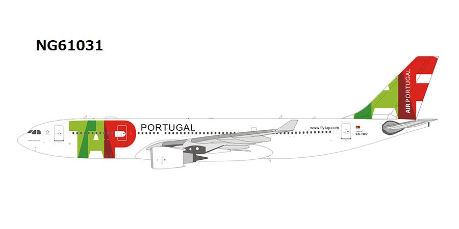 NG61031 NG MODELS TAP Air Portugal / TAPポルトガル航空 offically licensed by TAP A330-200 CS-TOO 1:400 完売しました。 NG MODELS 1:400 TAP Air Portugal / TAPポルトガル航空 A330-200 亜鉛ダイキャスト製