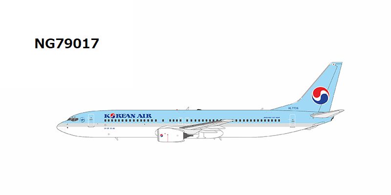NG79017 NG MODELS Korean Air / 大韓航空 B737-900 HL7706 1:400 お取り寄せ NG MODELS 1:400 Korean Air / 大韓航空 737-900 亜鉛ダイキャスト製