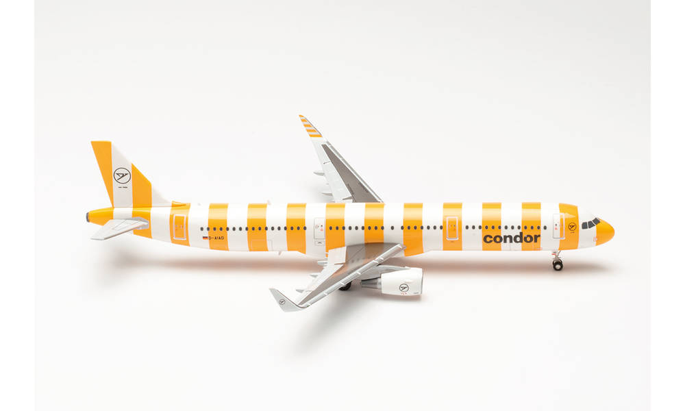 572576 Herpa Condor / コンドル航空 A321 D-AIAD Sunshine 1:200 完売しました。 Herpa 1:200 Condor / コンドル航空 A321 プラスチック製