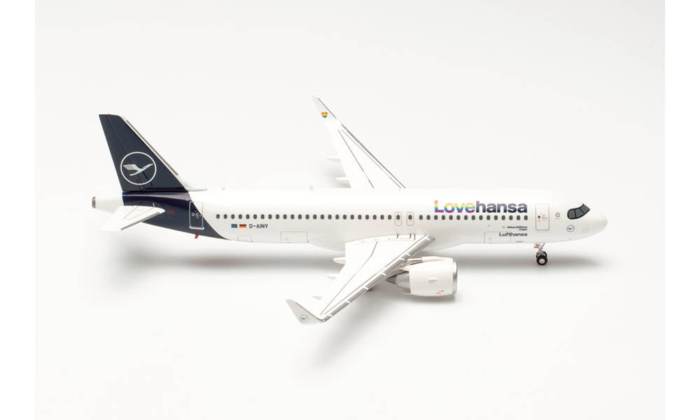 572743 Herpa Lufthansa / ルフトハンザドイツ航空 A320neo D-AINY  Lovehansa Lingen 1:200 予約