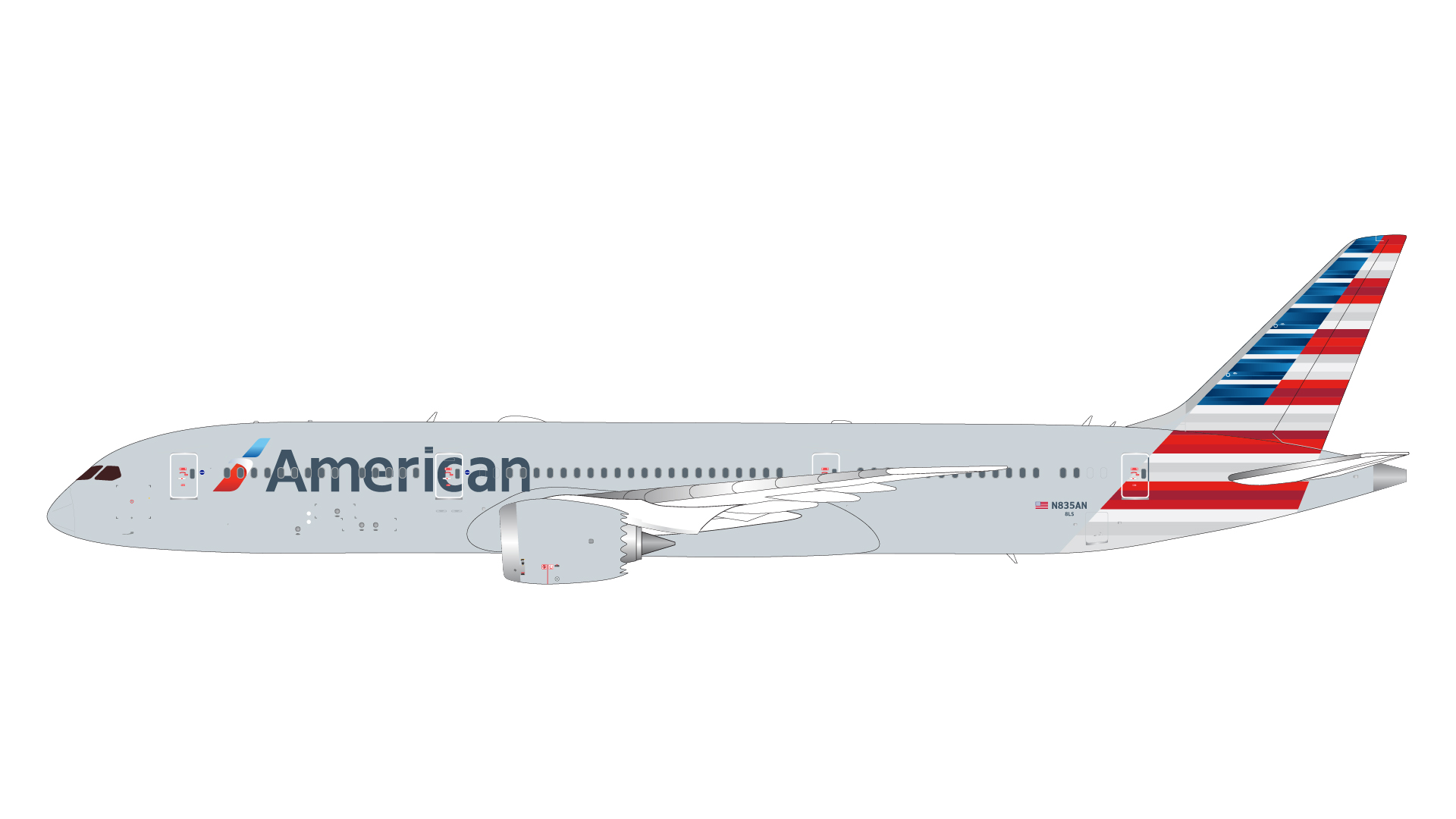 G2AAL1106 GEMINI 200 American Airlines / アメリカン航空 B787-9 N835AN  1:200 完売しました。 GEMINI JETS 1:200 American Airlines / アメリカン航空 787-9 亜鉛ダイキャスト製