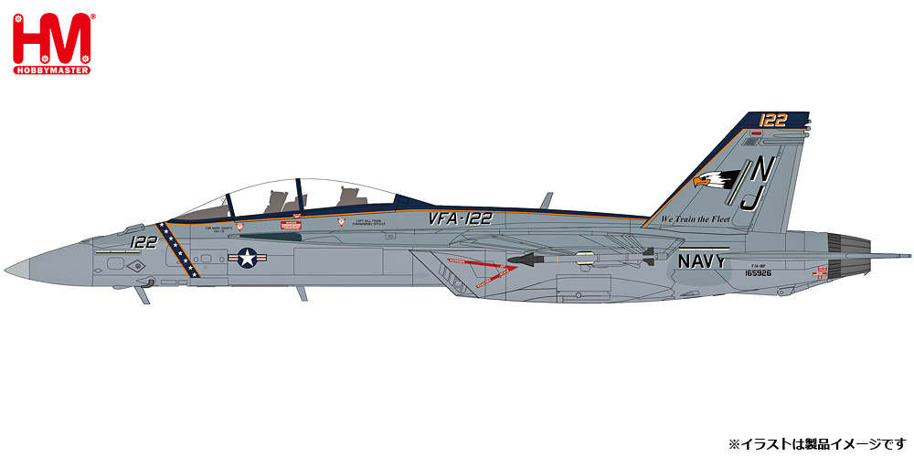 HA5134 HOBBY MASTER US NAVY / アメリカ海軍 F/A-18F スーパーホーネット VFA-122 フライング・イーグルス 2022 1:72 お取り寄せ Hobby Master 1:72 US NAVY / アメリカ海軍 F/A-18 スーパーホーネット 亜鉛ダイキャスト製