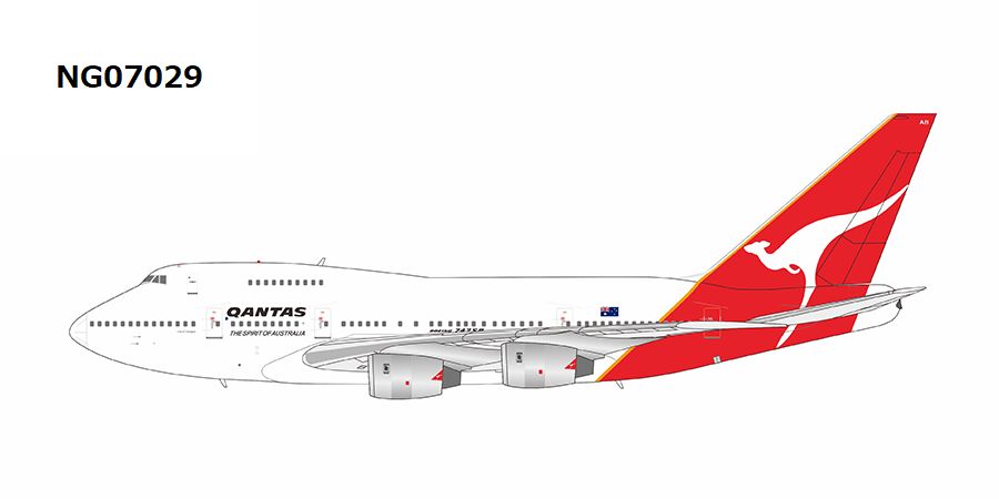 NG07029 NG MODELS Qantas Airways / カンタス航空 The Spirit of Australia title B747SP VH-EAB 1:400 完売しました。 NG MODELS 1:400 Qantas Airways / カンタス航空 747SP 亜鉛ダイキャスト製