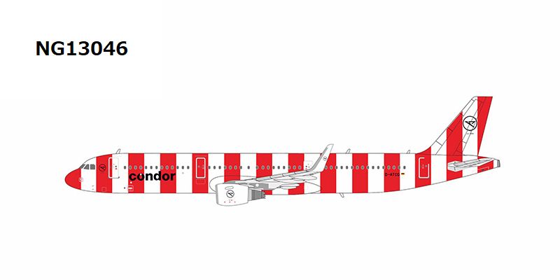 NG13046 NG MODELS Condor / コンドル航空 Pasion cs(red) A321-200/w D-ATCG 1:400 完売しました。 NG MODELS 1:400 Condor / コンドル航空 A321 亜鉛ダイキャスト製