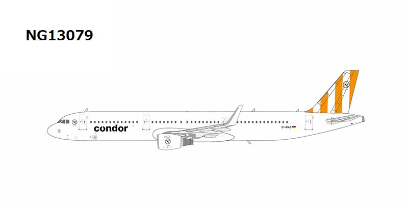 NG13079 NG MODELS Condor / コンドル航空 yellow tail A321-200/w D-AIAS 1:400 お取り寄せ NG MODELS 1:400 Condor / コンドル航空 A321 亜鉛ダイキャスト製