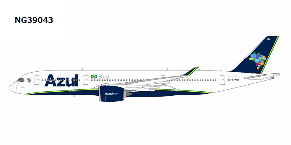 NG39043 NG MODELS Azul / アズールブラジル航空 A350-900 PR-AOW 1:400 完売しました。 NG MODELS 1:400 Azul Brazilian Airlines / アズールブラジル航空 A350-900 亜鉛ダイキャスト製