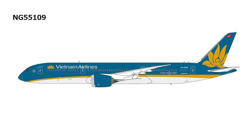 NG55109 NG MODELS Vietnam Airlines / ベトナム航空 n/c B787-9 VN-A868 1:400 完売しました。 NG MODELS 1:400 Vietnam Airlines / ベトナム航空 787-9 亜鉛ダイキャスト製