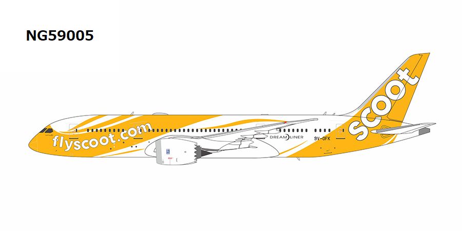 NG59005 NG MODELS SCOOT / スクート B787-8 9V-OFK 1:400 完売しました。
