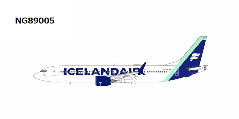 NG89005 NG MODELS Icelandair / アイスランド航空 Boreal Blue tail; named Hvitserkur B737 MAX9 TF-ICA 1:400 完売しました。 NG MODELS 1:400 Icelandair / アイスランド航空 737 MAX9 亜鉛ダイキャスト製