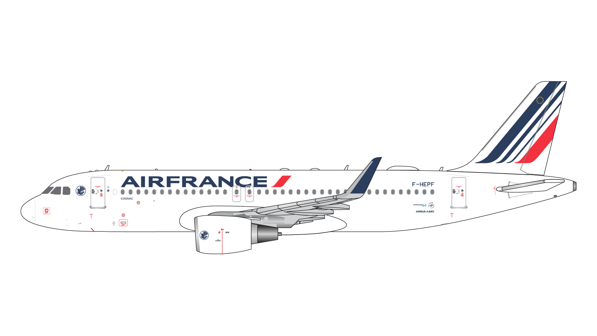 GJAFR2179 GEMINI JETS Air France / エールフランス A320-200 F-HEPF 1:400 お取り寄せ GEMINI JETS 1:400 Air France / エールフランス A320 亜鉛ダイキャスト製