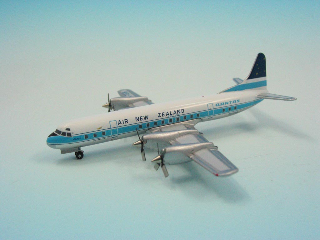 JC40006 JC WING Air New Zealand / ニュージーランド航空 QANTAS L-188  1:400 完売しました。 JC WING 1:400 Air New Zealand / ニュージーランド航空 L-188 亜鉛ダイキャスト製