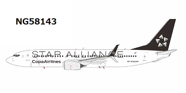 NG58143 NG MODELS Copa Airlines / コパ航空 star alliance cs; with scimitar winglets B737-800/w HP-1830CMP 1:400 お取り寄せ NG MODELS 1:400 Copa Airlines / コパ航空 737-800 亜鉛ダイキャスト製
