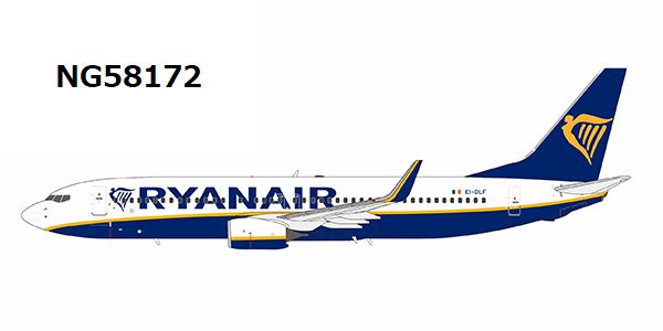 NG58172 NG MODELS Ryanair / ライアンエアー B737-800/w EI-DLF 1:400 完売しました。 NG MODELS 1:400 Ryanair / ライアンエアー 737-800 亜鉛ダイキャスト製