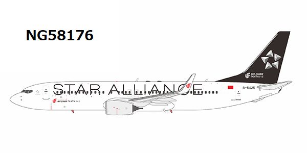NG58176 NG MODELS AIR CHINA / 中国国際航空 star alliance cs B737-800/w B-5425 1:400 完売しました。 NG MODELS 1:400 AIR CHINA / 中国国際航空 737-800 亜鉛ダイキャスト製