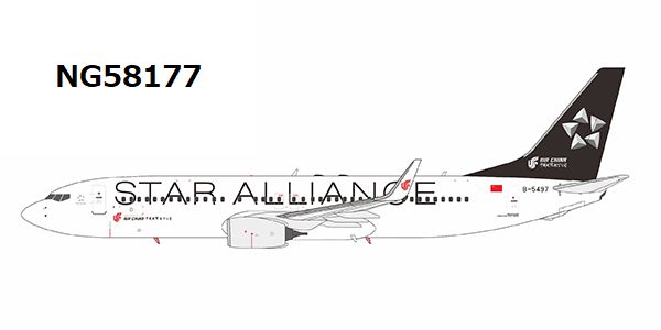 NG58177 NG MODELS AIR CHINA / 中国国際航空 star alliance cs B737-800/w B-5497 1:400 完売しました。 NG MODELS 1:400 AIR CHINA / 中国国際航空 737-800 亜鉛ダイキャスト製