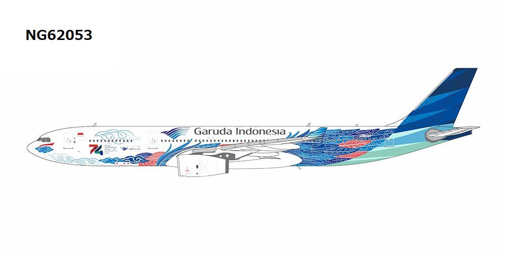 NG62053 NG MODELS Garuda Indonesia / ガルーダインドネシア航空/ガルーダ航空 Kembara Angkasa - 74th Anniversary cs A330-300 PK-GPZ 1:400 完売しました。 NG MODELS 1:400 Garuda Indonesia / ガルーダインドネシア航空/ガルーダ航空 A330-300 亜鉛ダイキャスト製