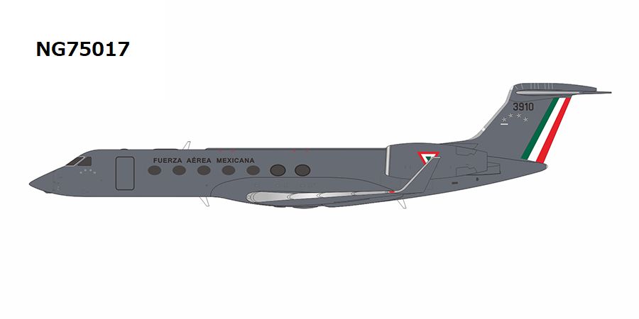 NG75017 NG MODELS Mexico Air Force / メキシコ空軍 grey(n/c) Gulfstream G550 3910 1:200 お取り寄せ NG MODELS 1:200 Mexico Air Force / メキシコ空軍 Gulfstream G550 亜鉛ダイキャスト製