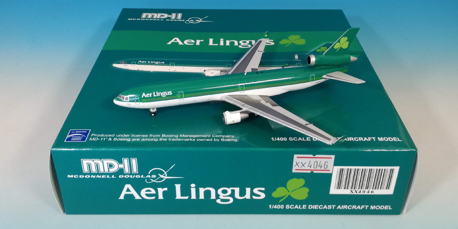 XX4046 JC WING Aer Lingus / エアリンガス MD-11 N272WA 1:400 完売しました。 JC WING 1:400 Aer Lingus / エアリンガス MD-11 亜鉛ダイキャスト製