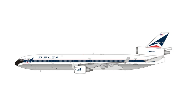 04538 Phoenix Delta Air Lines / デルタ航空 Polish MD-11 N806DE 1:400 完売しました。
