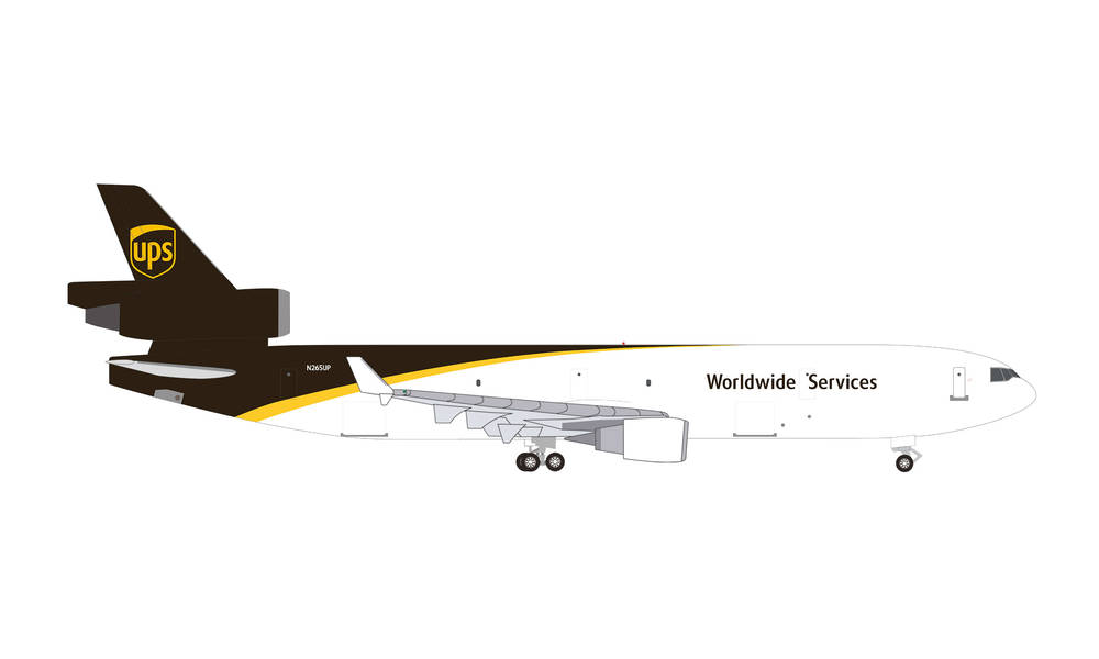 537094 Herpa UPS / ユーピーエス MD-11F N265UP 1:500 完売しました。