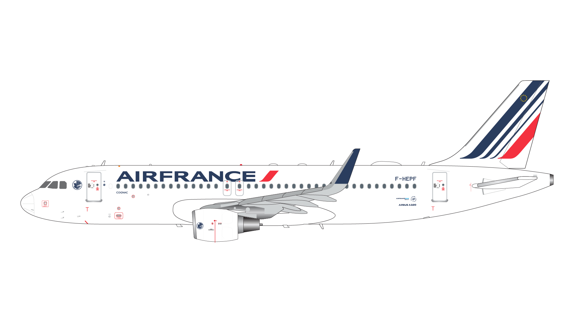 G2AFR1208 GEMINI 200 Air France / エールフランス A320-200 F-HEPF  1:200 完売しました