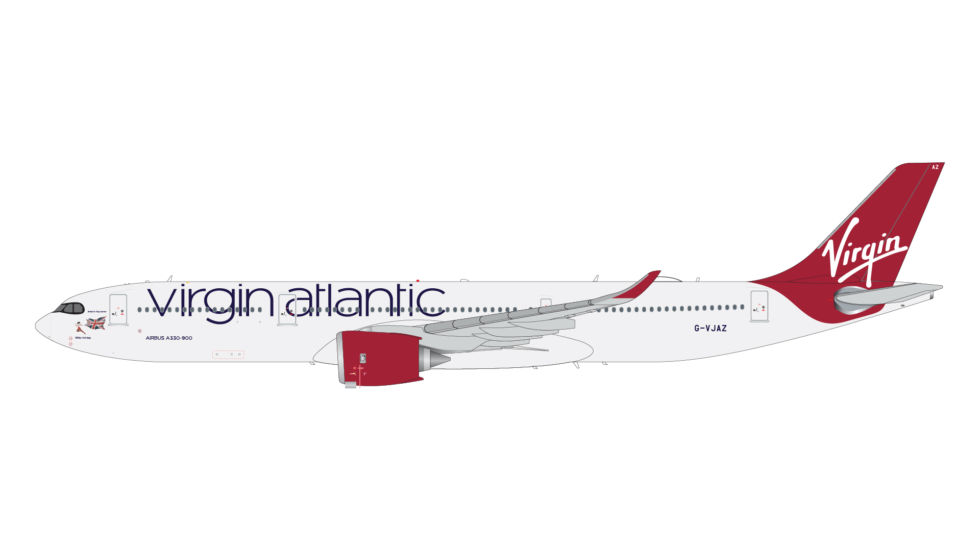 G2VIR1212 GEMINI 200 Virgin Atlantic Airways / ヴァージン・アトランティック航空 A330-900neo G-VJAZ 1:200 完売しました。 GEMINI JETS 1:200 Virgin Atlantic Airways / ヴァージン・アトランティック航空 A330-900neo 亜鉛ダイキャスト製
