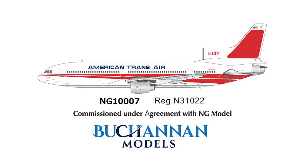NG10007 NG MODELS ATA Airlines / ATA航空 in TWA basic livery L-1011-1 N31022 1:400 お取り寄せ NG MODELS 1:400 ATA Airlines / ATA航空 L-1011 亜鉛ダイキャスト製