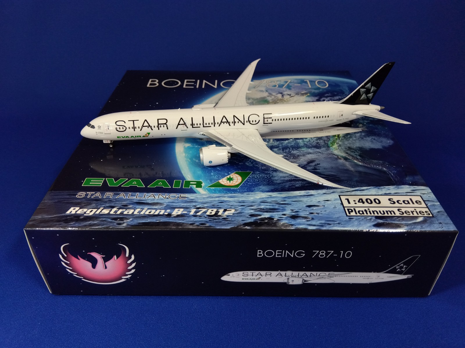 11792 Phoenix EVA AIR / エバー航空/エヴァエア/長栄航空 Star Alliance B787-10 B-17812 1:400 お取り寄せ Phoenix 1:400 EVA AIR / エバー航空/エヴァエア/長栄航空 787-10 亜鉛ダイキャスト製
