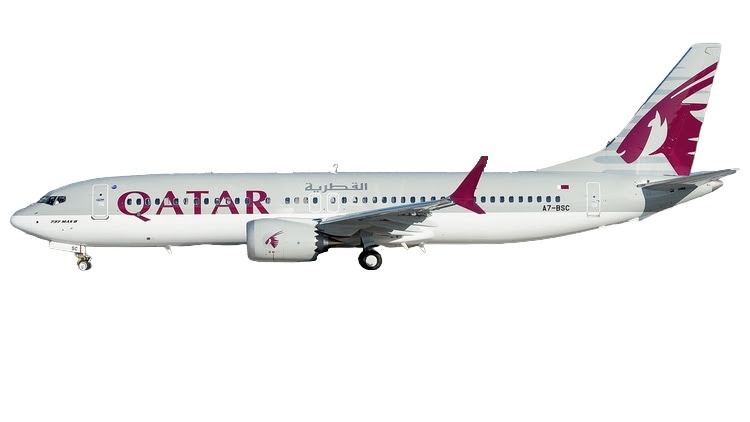 11814 Phoenix Qatar Airways / カタール航空 B737 MAX8 A7-BSC 1:400 お取り寄せ Phoenix 1:400 Qatar Airways / カタール航空 737 MAX8 亜鉛ダイキャスト製