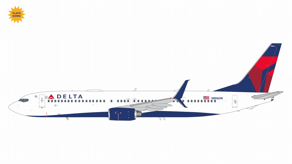 G2DAL1115F GEMINI 200 Delta Air Lines / デルタ航空 B737-900ER flaps down N856DN 1:200 お取り寄せ GEMINI JETS 1:200 Delta Air Lines / デルタ航空 737-900 亜鉛ダイキャスト製