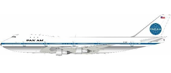 741PA0823P IN Flight200 Pan American Airways / パンアメリカン航空 Polished B747-100 N749PA スタンド付き 1:200 完売しました。 IN Flight200 1:200 Pan American Airways / パンアメリカン航空/パンナム 747-100 亜鉛ダイキャスト製