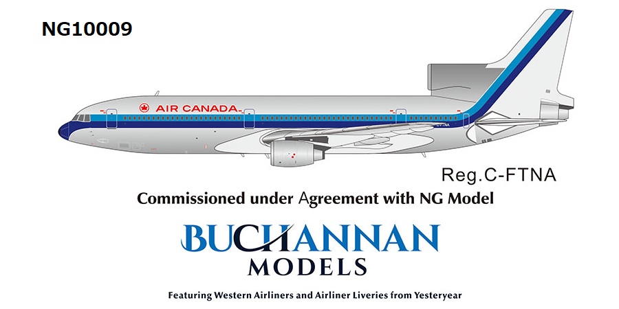 NG10009 NG MODELS Air Canada / エア・カナダ Eastern Airlines(bare metal) livery L-1011-1 C-FTNA 1:400 完売しました。 NG MODELS 1:400 Air Canada / エア・カナダ L-1011 亜鉛ダイキャスト製
