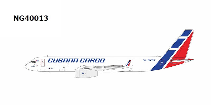 NG40013 NG MODELS Cubana Cargo / クバーナ航空 貨物 Tu-204-100SE(TU-204CE) CU-C1703 1:400 お取り寄せ NG MODELS 1:400 Cubana Cargo / クバーナ航空 貨物 Tu-204 亜鉛ダイキャスト製