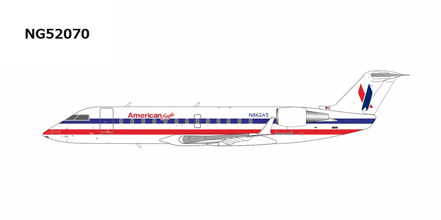 NG52070 NG MODELS American Eagle / アメリカン・イーグル  (SkyWest Airlines)  CRJ-200LR N862AS 1:200 お取り寄せ