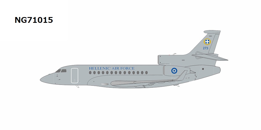 NG71015 NG MODELS Greek air force/Hellenic Air Force / ギリシャ空軍 Greece - Air Force Falcon 7X 273 1:200 お取り寄せ NG MODELS 1:200 Greek air force/Hellenic Air Force / ギリシャ空軍 Falcon 7X 亜鉛ダイキャスト製