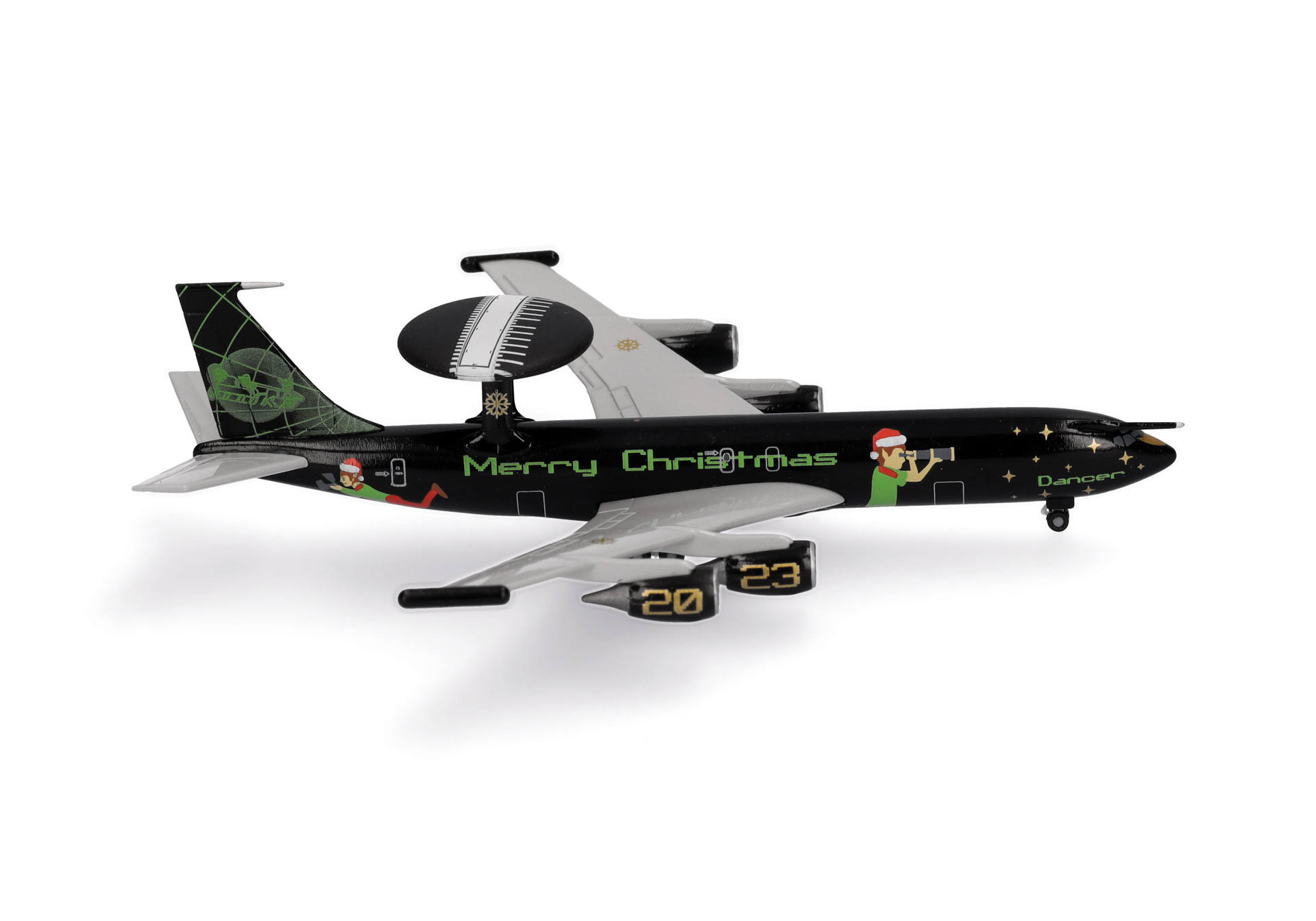 537209 Herpa Christmas model / クリスマスモデル E-3D  Dancer 1:500 Herpa 1:500 Christmas model / クリスマスモデル E-3 (707-300) セントリー 亜鉛ダイキャスト製