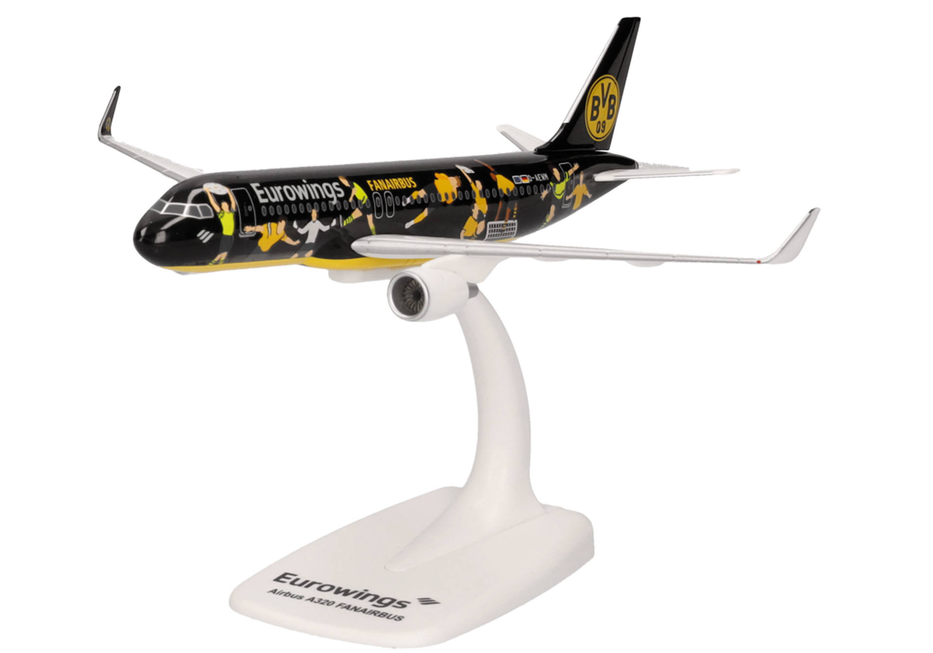613927 Herpa SNAPFIT Eurowings / ユーロウイングス A320 D-AEWM “BVB Fanairbus” 1:200 予約