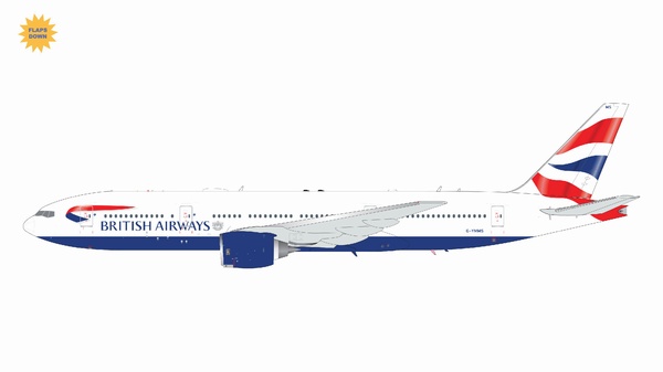 G2BAW1130F GEMINI 200 British Airways / 英国航空 ブリティッシュ・エアウェイズ B777-200ER flaps down G-YMMS  1:200 お取り寄せ GEMINI JETS 1:200 British Airways / 英国航空 ブリティッシュ・エアウェイズ 777-200 亜鉛ダイキャスト製