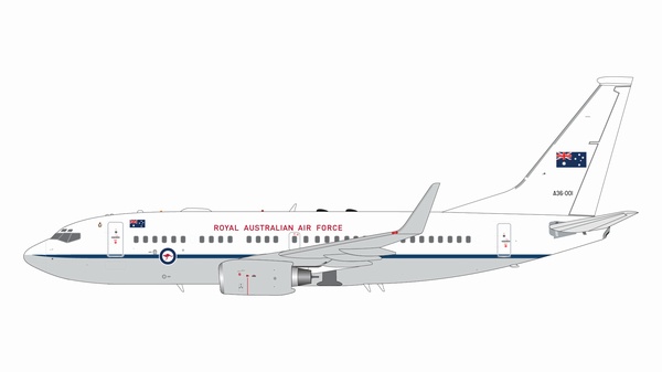 G2RAA1222 GEMINI 200 Royal Australian Air Force/RAAF / オーストラリア空軍 B737-700W A36-001  1:200 お取り寄せ