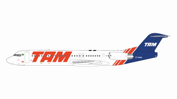 G2TAM1234 GEMINI 200 TAM / タム/ラタム ブラジル Fokker 100 PT-MRA  1:200 完売しました。 GEMINI JETS 1:200 TAM / タム/ラタム ブラジル Fokker 100 亜鉛ダイキャスト製