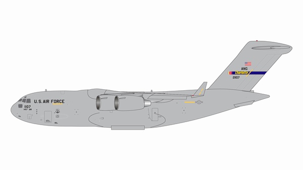 GMUSA137 GEMINI MACS U.S. Air Force / アメリカ空軍 C-17A 02-1107 Charlotte ANG Base 1:400 お取り寄せ