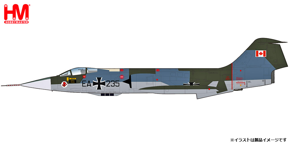 HA1075 HOBBY MASTER West German Air Force / 西ドイツ空軍 RF-104G スターファイター 第51偵察航空団 インメルマン 1966 1:72 完売しました