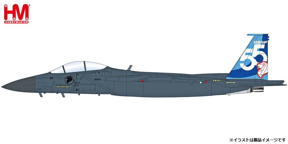 HA4537 HOBBY MASTER Singapore Air Force / シンガポール空軍 F-15SG ストライクイーグル 50周年記念塗装 1:72 お取り寄せ Hobby Master 1:72 Singapore Air Force / シンガポール空軍 F-15 イーグル 亜鉛ダイキャスト製